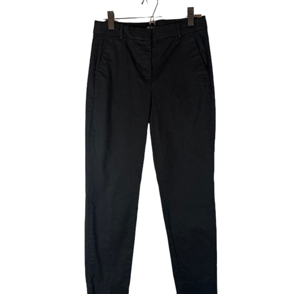 J. Crew Mercantile Black Cotton/Stretch Blend Chino Pants Women Sz 4